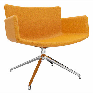 4260761571850 - Sessel LODUS orange chrom Stoff 4260761571850 - Sessel LODUS orange chrom Stoff