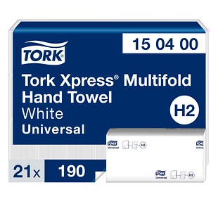 TORK Papierhandtücher 150400 Xpress® H2 Universal Interfold-Falzung 2-lagig 3.990 Tücher