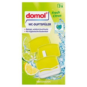 4305615736754 - domol Fresh Citrus WC-Duftspüler Zitrone Limette Orange 3x 550 ml