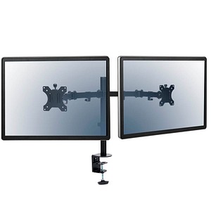 Kensington Monitor-Halterung SmartFit Ergo Dual K55409WW schwarz für 2  Monitore, Tischklemme, Tischbohrung