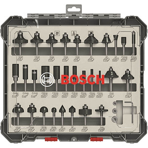 3165140958059 - Fräser Set Mixed 30 teilig 6 mm Schaft für Oberfräsen 2607017474 - Bosch 3165140958059 - Fräser Set Mixed 30 teilig 6 mm Schaft für Oberfräsen 2607017474 - Bosch