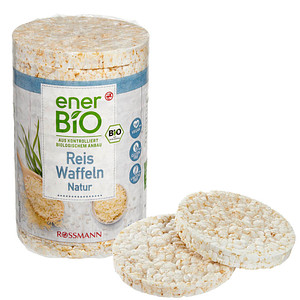 4305615676845 - enerBiO Bio Natur Reiswaffeln 1000 g