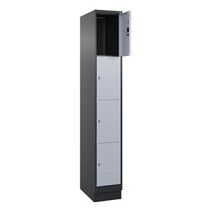 4068427573824 - Schließfachschrank Classic PLUS schwarzgrau weißaluminium 080020-104 S10013 4 Schließfächer 300 x 500 x 1850 cm 40684275738 4068427573824 - Schließfachschrank Classic PLUS schwarzgrau weißaluminium 080020-104 S10013 4 Schließfächer 300 x 500 x 1850 cm 40684275738