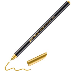 edding 1200 metallic colourpen Filzstift gold, 1 St.