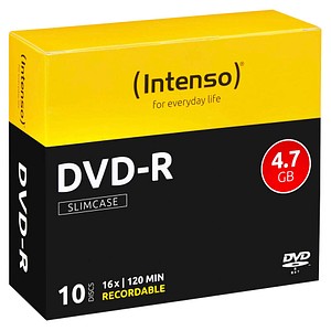 10 Intenso DVD-R 4,7 GB