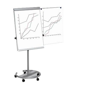 4002390037495 - Flipchart MAULoffice Rundfuß 6375095 70x100cm silber mit Rollen mit 2 Seitenarmen 4002390037495 Maul 4002390037495 - Flipchart MAULoffice Rundfuß 6375095 70x100cm silber mit Rollen mit 2 Seitenarmen 4002390037495 Maul