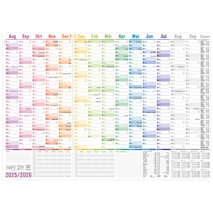 4029357097866 - Schuljahr Jahresplaner Monats- und Tageseinteilung 890 x 630 cm 4029357097866 - Schuljahr Jahresplaner Monats- und Tageseinteilung 890 x 630 cm