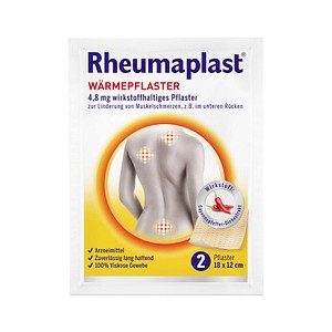 4005800306105 - Wärmepflaster Rheumaplast 1596 120 x 180 cm 4005800306105 Head 2 Stück 4005800306105 - Wärmepflaster Rheumaplast 1596 120 x 180 cm 4005800306105 Head 2 Stück