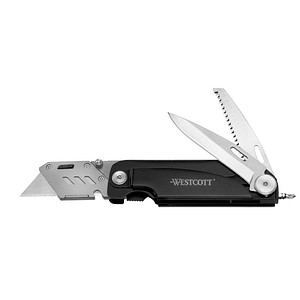 4027521516137 - WESTCOTT Universal-Messer Edelstahl + Sägeklinge klappbar 4027521516137 - WESTCOTT Universal-Messer Edelstahl + Sägeklinge klappbar