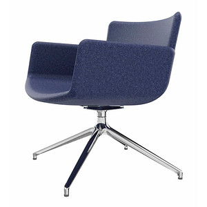 4260761571874 - Sessel LODUS dunkelblau chrom Stoff 4260761571874 - Sessel LODUS dunkelblau chrom Stoff