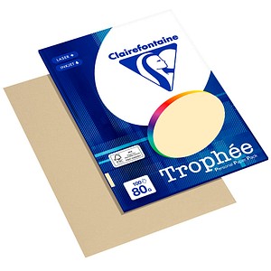 3329680410600 - Kopierpapier Trophee 4106C chamois A4 80g  3329680410600 100 Blatt