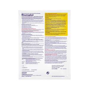 4005800306105 - Wärmepflaster Rheumaplast 1596 120 x 180 cm 4005800306105 Head 2 Stück 4005800306105 - Wärmepflaster Rheumaplast 1596 120 x 180 cm 4005800306105 Head 2 Stück