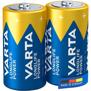 4008496128129 - VARTA Batterien Longlife Power Spannung 15 V besonders langlebig Baby C 2 Stück