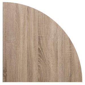 4260637312266 - Verbindungsplatte Amatis trüffeleiche dreieckig abgerundet 650 x 650 x 22 cm