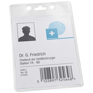 EICHNER Ausweishüllen transparent A7 hoch, 200 St.