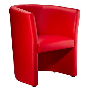 4045513004455 - Besuchersessel rot Kunstleder 1 St