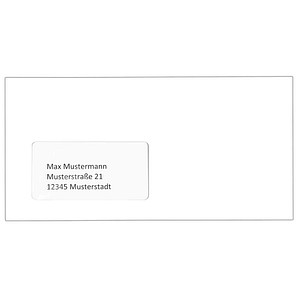 4003928014087 - AKTION Briefumschläge DIN lang mit Fenster weiß selbstklebend 1000 St + GRATIS merci® Finest Selection HERBE VIELFALT Pralinen 2500 g