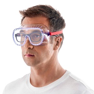 Schutzbrille 4700 EN 1662001 UVA UVB UVC-resistent direkte Belüftung Polycarbonatglas klar