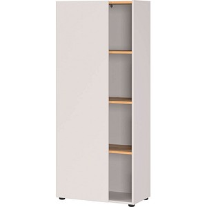 GERMANIA Aktenschrank Adrano, 2233-605 kaschmir, navarra-eiche 3 Fachböden 61,0 x 34,0 x 145,0 cm