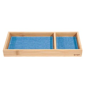 Sigel Zubehörablage - Bambus, Einleger aus recyceltem PET - beige - 24,5 x 2,5 cm 4004360785177 Sigel