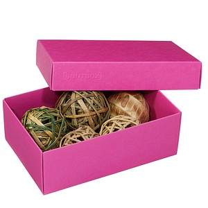 3 BUNTBOX M Geschenkboxen 1,1 l pink 17,0 x 11,0 x 6,0 cm