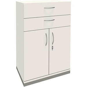 4260672330904 - fm Aktenschrank Sidney 4260672330904 weiß 1 Fachboden 800 x 442 x 1133 cm