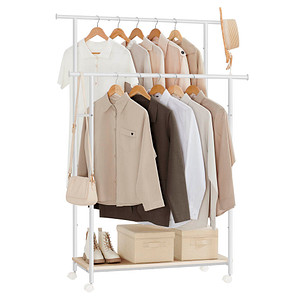 0194343058160 - Rollgarderobe weiß Metall 985 x 1568 cm 0194343058160 SONGMICS 0194343058160 - Rollgarderobe weiß Metall 985 x 1568 cm 0194343058160 SONGMICS