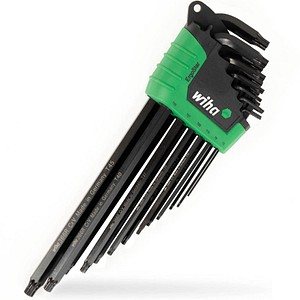4010995438487 - Stiftschlüssel Set 14-tlg im ErgoStar Halter torx i MagicSpring i T5-T45 i schwarzoxidiert i Winkelschlüsselsatz i Torxschlüsselsatz (43848) - Wiha 4010995438487 - Stiftschlüssel Set 14-tlg im ErgoStar Halter torx i MagicSpring i T5-T45 i schwarzoxidiert i Winkelschlüsselsatz i Torxschlüsselsatz (43848) - Wiha