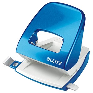 4002432395965 - Locher NeXXt WOW 5008-10-36 blau bis 3mm 30 Blatt mit Anschlagschiene 4002432395965 Leitz