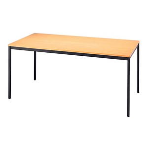 4032062005934 - Konferenztisch VVS16 6 72cm (H) 160cmx80cm (BxT) 6 Personen rechteckig buche Schwarz 4032062005934 Hammerbacher 4032062005934 - Konferenztisch VVS16 6 72cm (H) 160cmx80cm (BxT) 6 Personen rechteckig buche Schwarz 4032062005934 Hammerbacher