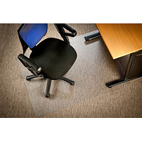 Ledph Stuhlunterlage Bodenschutzmatte, Khaki PVC Fussbodenschutz für  Bürostuhl, Bürostuhlunterlage Bodenschutzmatte für Laminat, Parkett,  Fliesen und