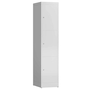 4061815857704 - Schließfachschrank ClassiX lichtgrau X-523310 3 Schließfächer 415 x 500 x 1800 cm 4061815857704 LÜLLMANN