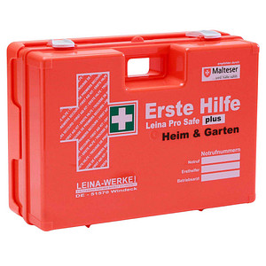 4011166211359 - Erste-Hilfe-Kasten Pro Safe plus Heim & Garten DIN 13169 + branchenbezogene Zusatzerweiterung orange 4011166211359 R