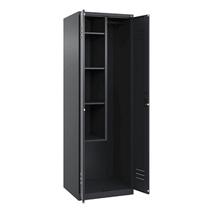 4067521417775 - Putzmittelschrank Classic Plus 080100-00-S10023 anthrazitgrau 600 x 500 x 1850 cm aufgebaut 4067521417775 C+P-Möbel