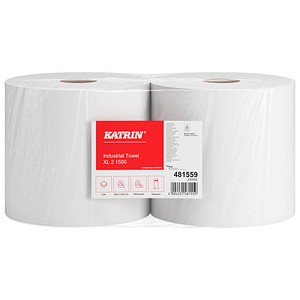 4004231481559 - 2 KATRIN Putztuchrollen XL 2-lagig weiß 4004231481559 2 Rolle 4004231481559 - 2 KATRIN Putztuchrollen XL 2-lagig weiß 4004231481559 2 Rolle