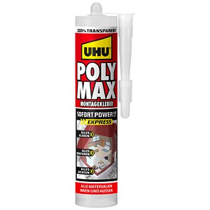 4026700472356 - Poly Max Montagkleber Sofort Power 300g 10 Sekunden transparent Kartusche 300g