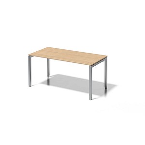 5020073993479 - Cito Höhenverstellbar Schreibtisch Ahorn 4 Metallfüße 1600 (B) x 800 (T) x 740 (H) mm MFC (Melaminbeschichtete Spanplatte) Stahl 5020073993479 - Cito Höhenverstellbar Schreibtisch Ahorn 4 Metallfüße 1600 (B) x 800 (T) x 740 (H) mm MFC (Melaminbeschichtete Spanplatte) Stahl