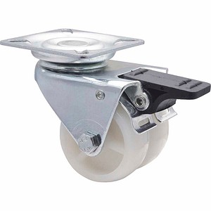 4001073007145 - Apparate-Doppel-Lenkrollen ECO Rad-Ø 50 mm VE 4 Stk Lenkrolle mit Feststeller Wagner