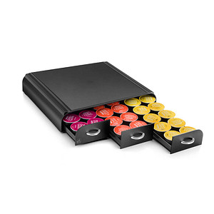 3462159007236 - Kapselspender Kaffeestation 3 Schubladen Mod 23006 schwarz 3462159007236 cep