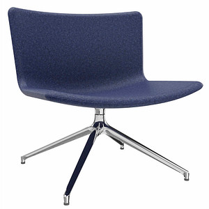 4260761571812 - Sessel LODUS dunkelblau chrom Stoff 4260761571812 - Sessel LODUS dunkelblau chrom Stoff