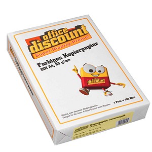 4250073826915 - Kopierpapier Color gelb DIN A4 80 g qm 500 Blatt 4250073826915 - Kopierpapier Color gelb DIN A4 80 g qm 500 Blatt
