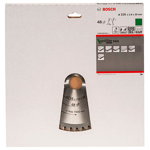 3165140194327 - AKTION BOSCH Optiline Wood Kreissägeblatt 2160 mm 48 Zähne mit Prämie nach Registrierung