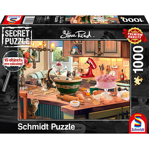 4001504599195 - Secret Puzzle Am Küchentisch Puzzle 1000 Teile 4001504599195 Schmidt