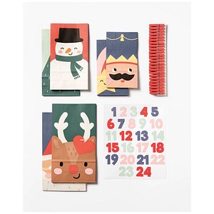 4001868140552 - Adventskalender Santa & Friends 72ST 4001868140552 Folia