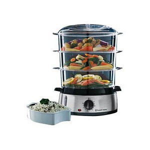 4008496760459 - RUSSELL HOBBS 19270-56 COOK@HOME Dampfgarer (800 Watt Edelstahl) 4008496760459 - RUSSELL HOBBS 19270-56 COOK@HOME Dampfgarer (800 Watt Edelstahl)