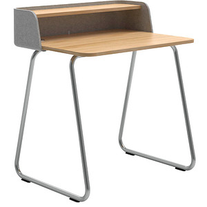 4049694003511 - Sekretär secretair home SH10WS-RE029 91cm (H) 824x612cm (BxT) rechteckig eiche   chrom 4049694003511 Sedus