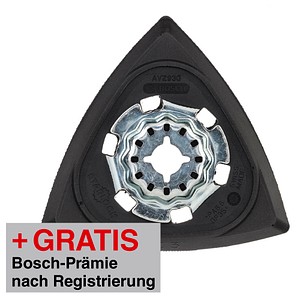 3165140632256 - AKTION BOSCH AVZ 93 G Delta-Schleifplatte mit Prämie nach Registrierung 3165140632256 - AKTION BOSCH AVZ 93 G Delta-Schleifplatte mit Prämie nach Registrierung
