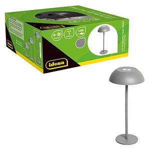 Idena Tango Touch LED Tischlampe grau