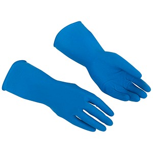 vileda® PROFESSIONAL unisex Chemikalienschutzhandschuh Multipurpose - Der Feine blau Größe S, 1 Paar