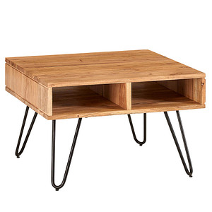 4251757700392 - WOHNLING Couchtisch Massivholz akazie 600 x 600 x 400 cm